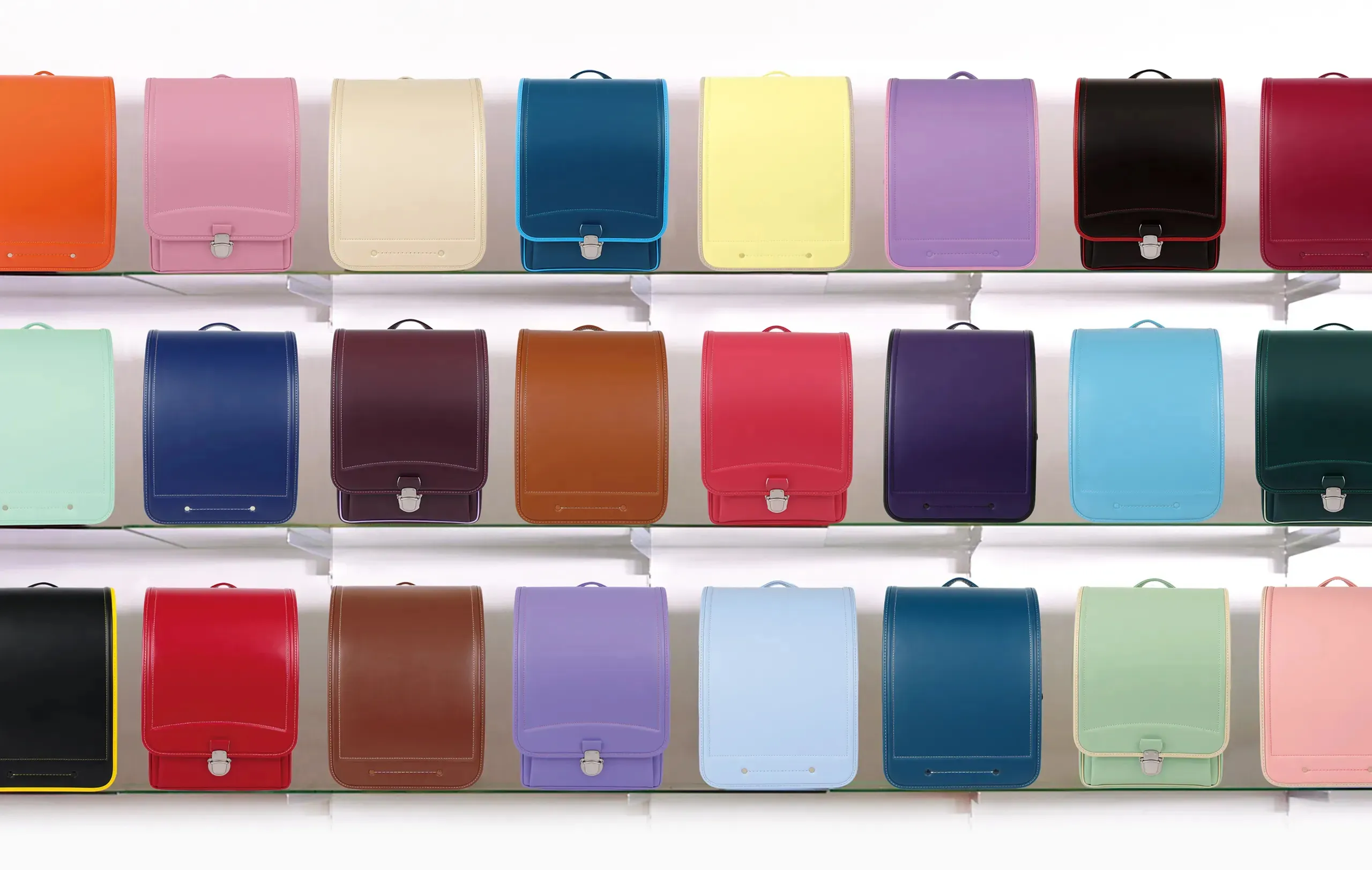 ランドセル選びが楽しくなる!全100色の多彩なカラーバリエーション
