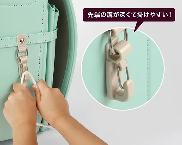 自社開発のフック