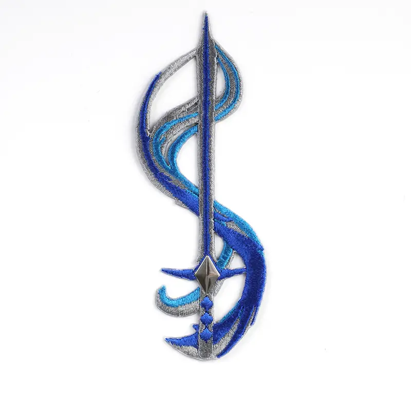 池田屋ランドセル専用 はがせる刺繍シール 剣盾