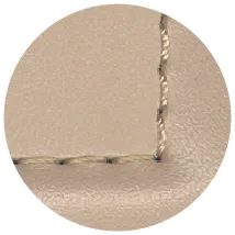 ベージュ×ゴールド ステッチ