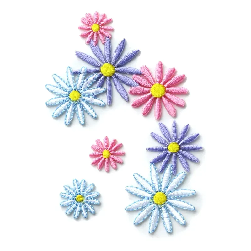 池田屋ランドセル専用 はがせる刺繍シール フラワー