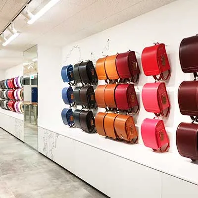ランドセル展示スペース