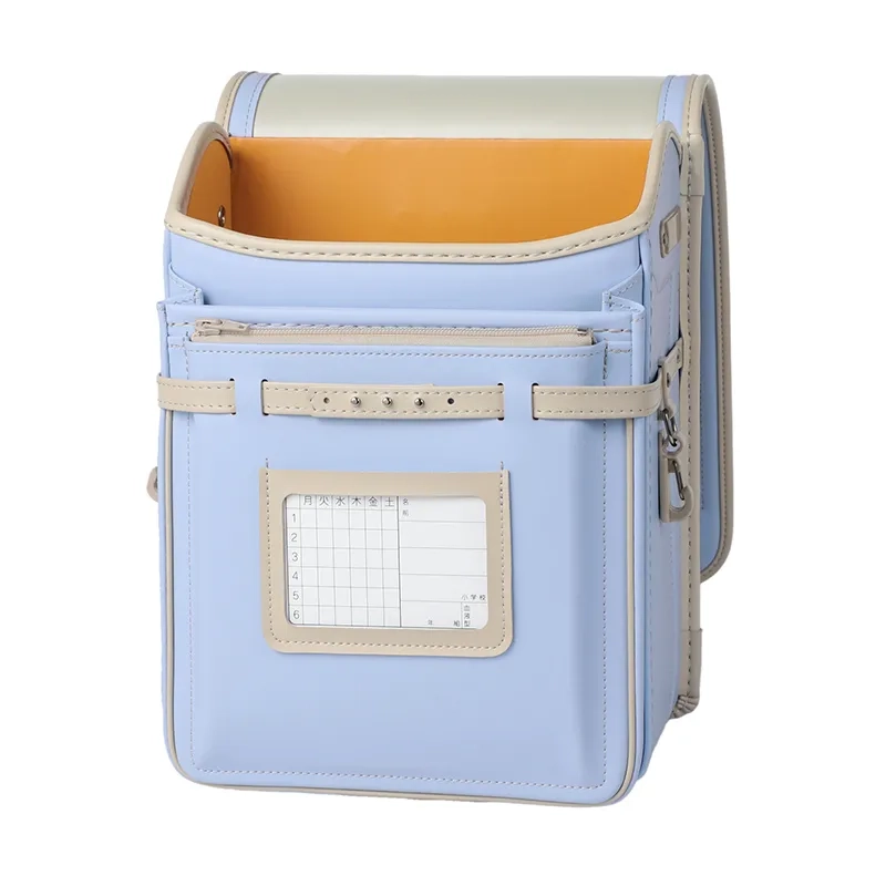 No.59 防水クラリーノベーシック カラーコンビ（ペールブルー×ミルク）2