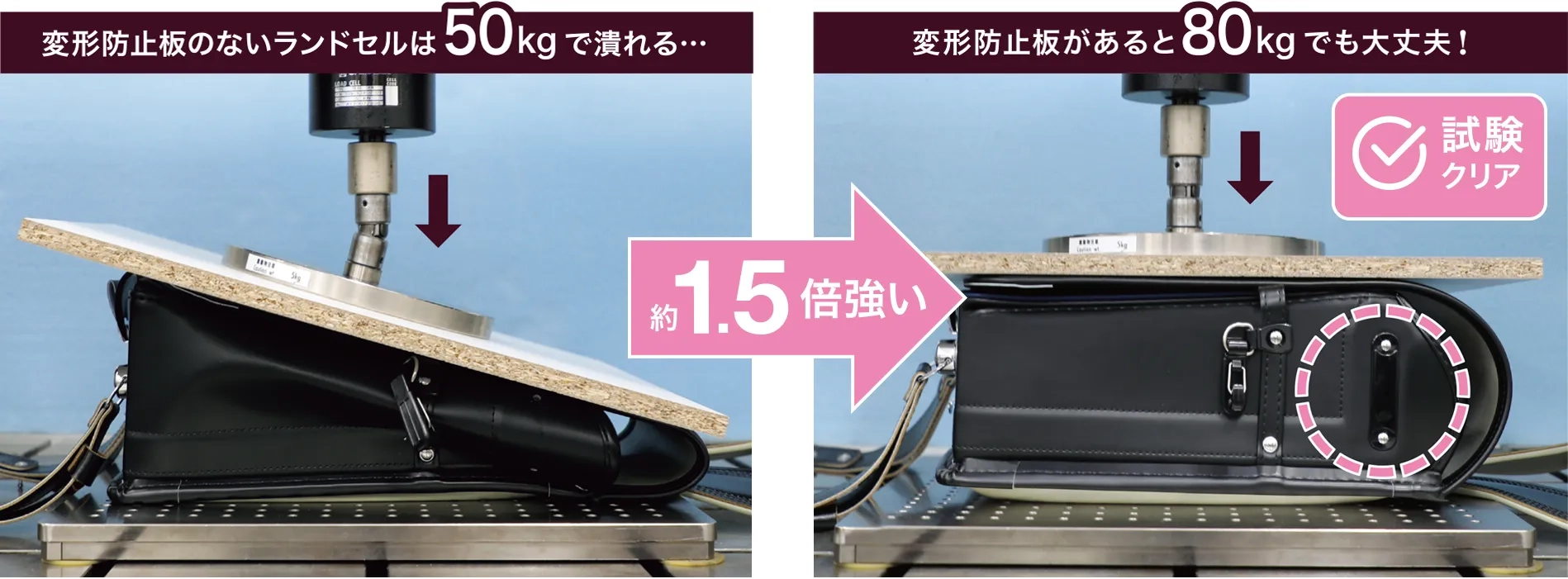 6年間、型くずれしにくい「丈夫さ」