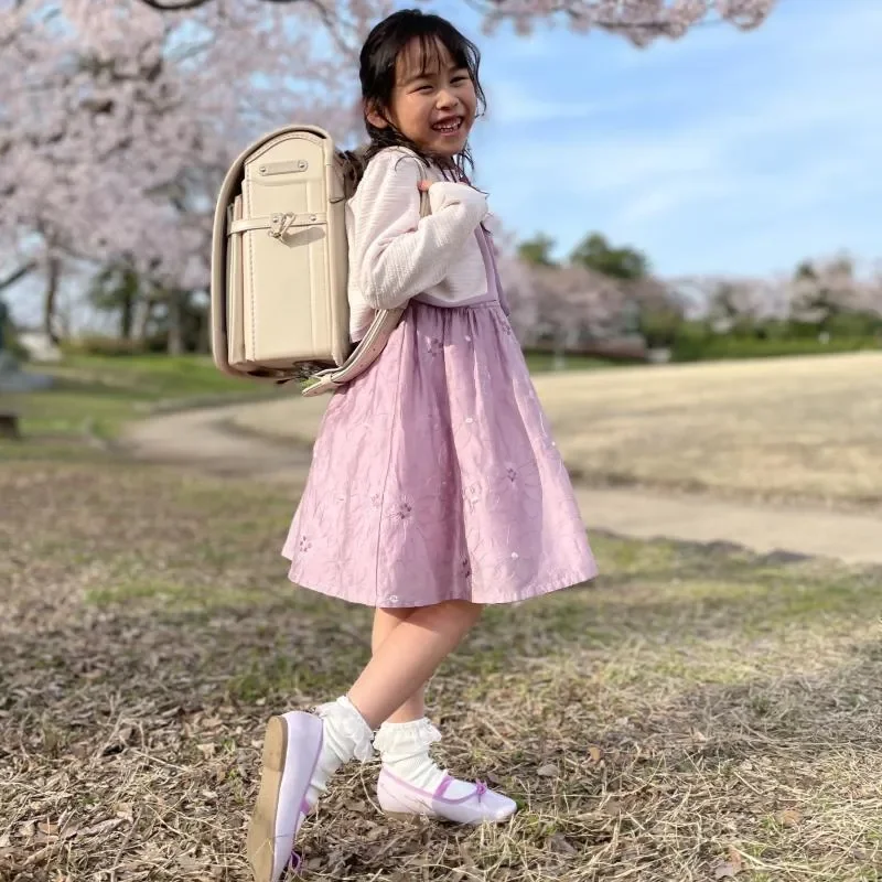 カラーステッチで叶えた、娘だけの特別なミルク×ピンク