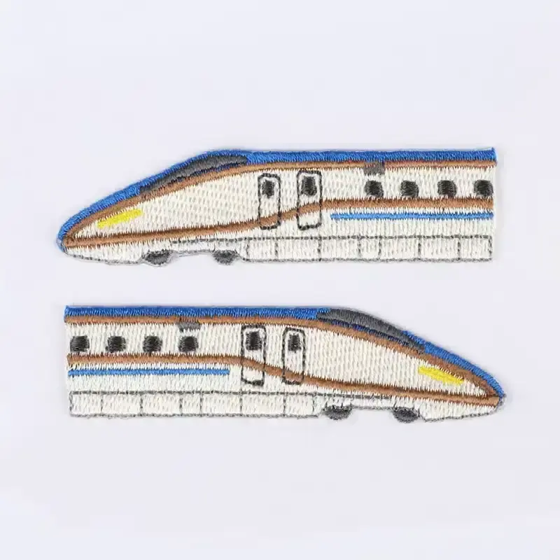 池田屋ランドセル専用 はがせる刺繍シール 新幹線