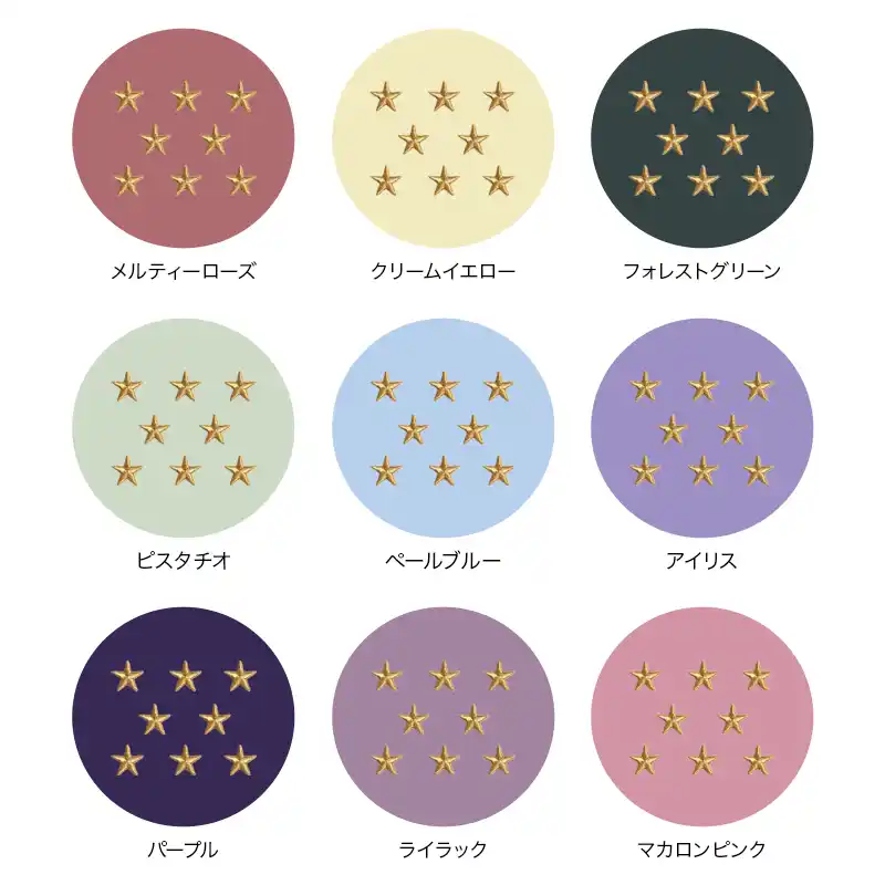 池田屋ランドセル専用 はがせる刺繍シール キラキラボシの画像