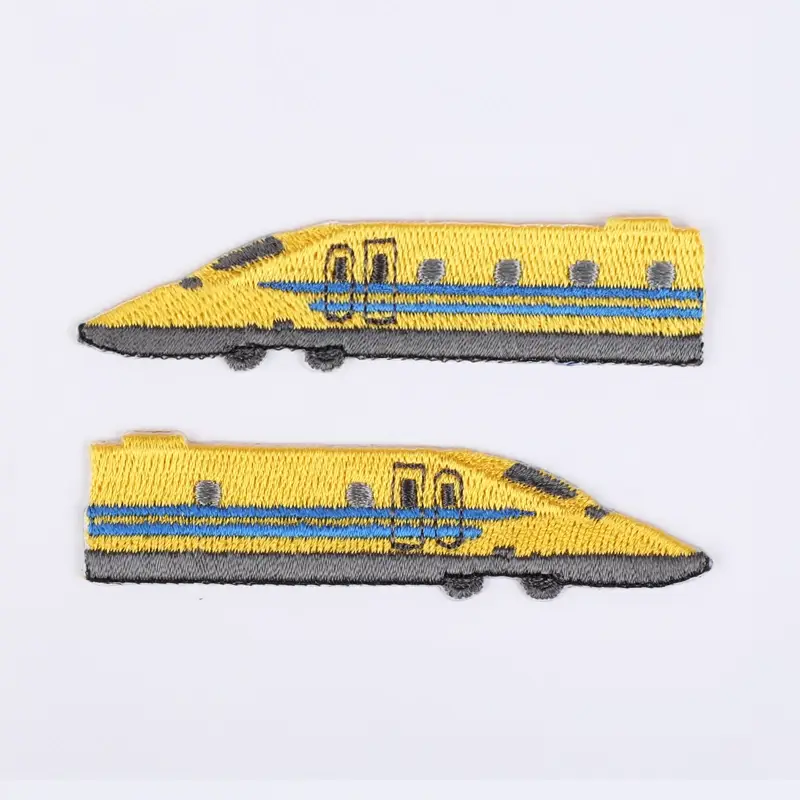 池田屋ランドセル専用 はがせる刺繍シール 新幹線