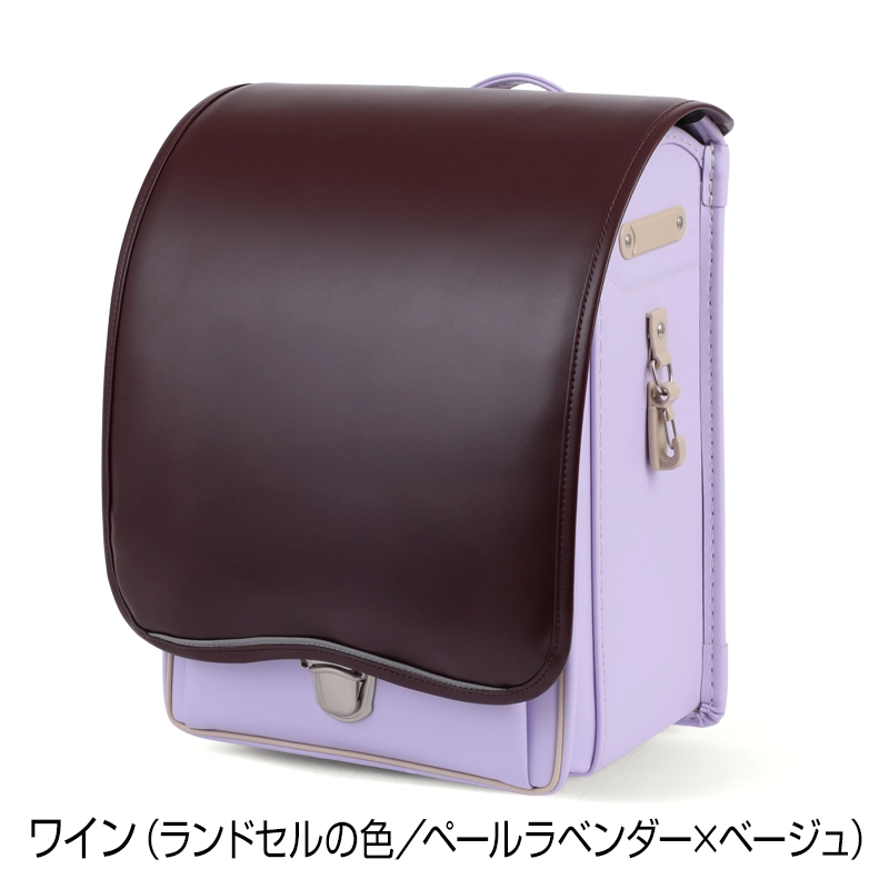 池田屋ランドセル専用  半カブセ用きせかえランドセルカバー ワインの画像