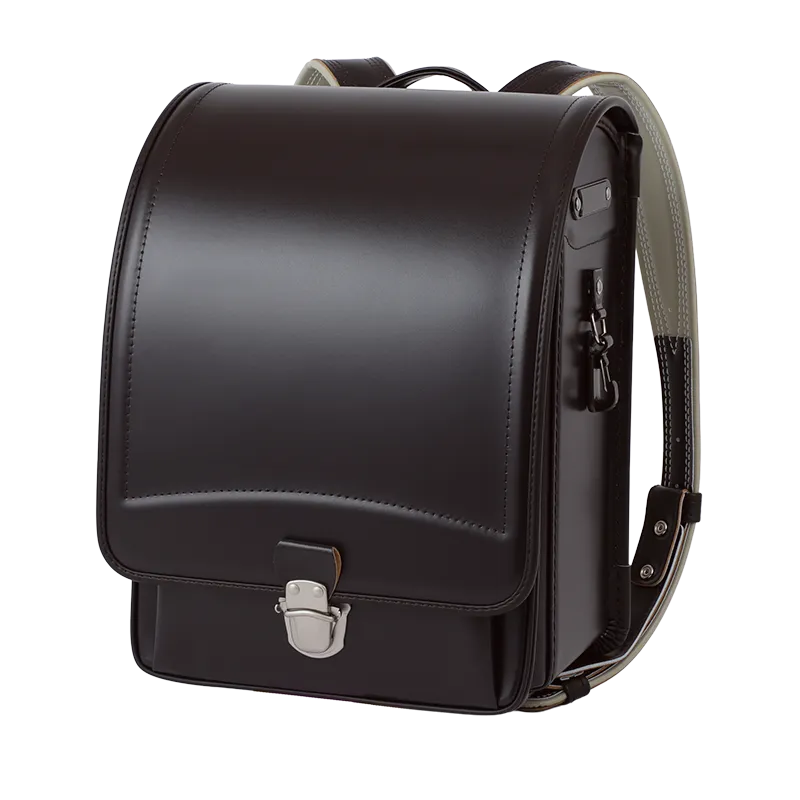 No.21 防水牛革 ネオ シンプルステッチ チョコ