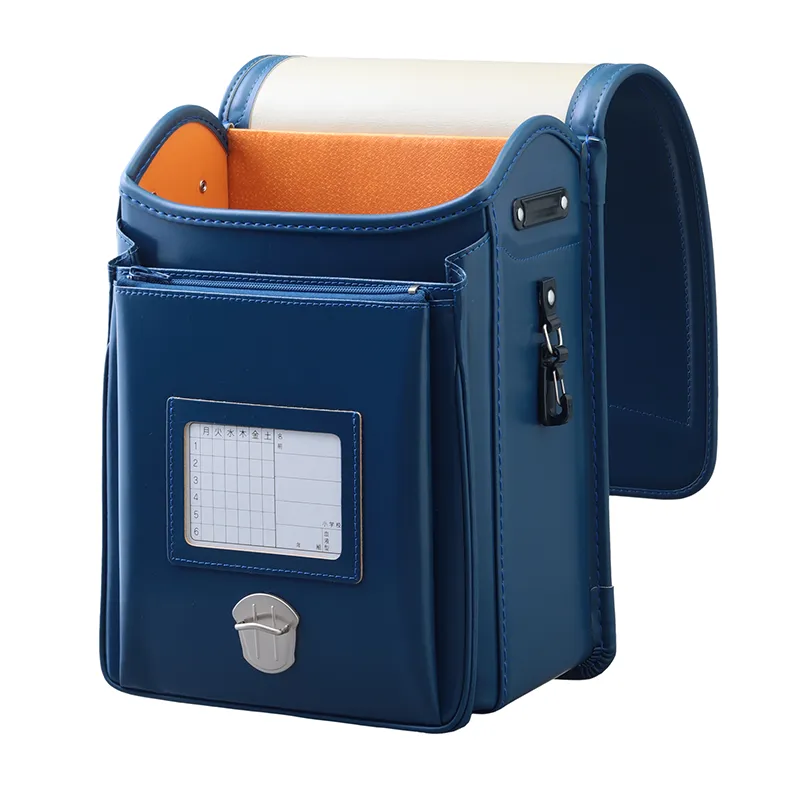 No.21 防水牛革 ネオ シンプルステッチ アースブルー