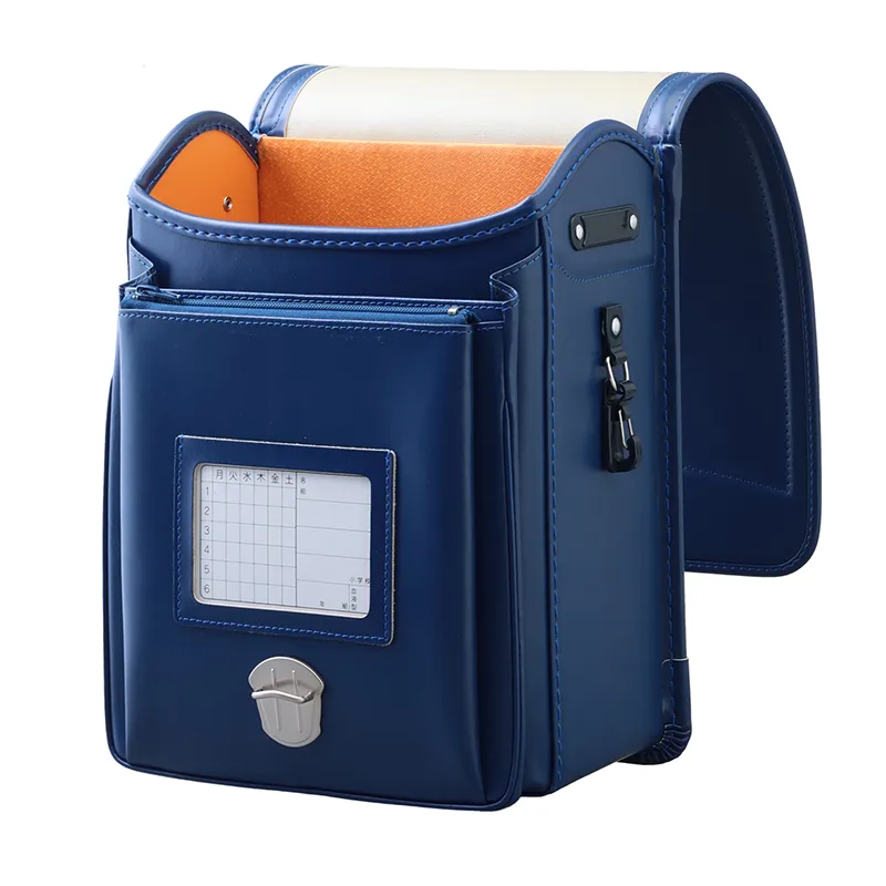 No.21 防水牛革 ネオ シンプルステッチ サファイアブルー