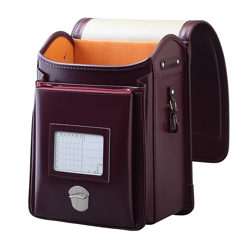 No.21 防水牛革 ネオ シンプルステッチ アンティークワイン