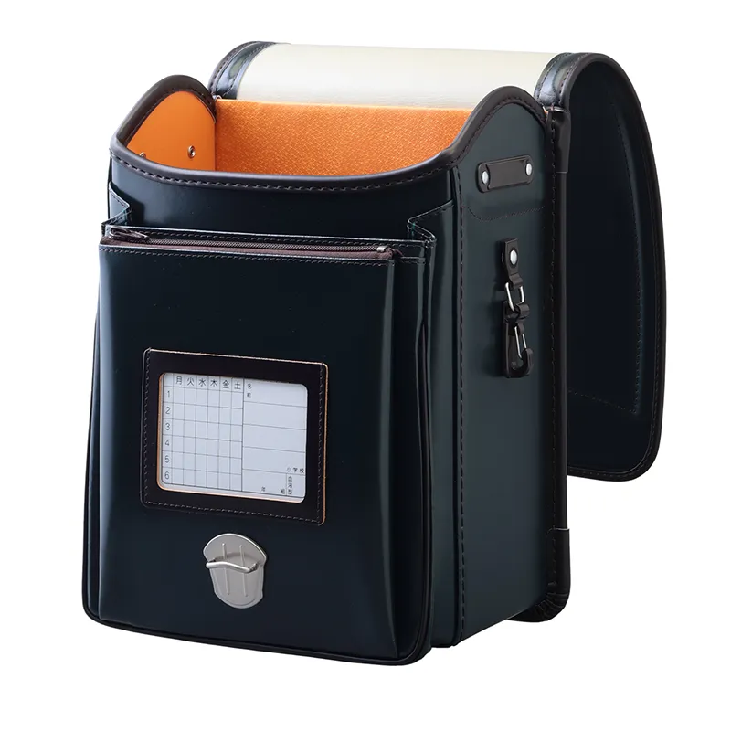 No.29 防水牛革 ネオ カラーコンビ グリーン&times;チョコ