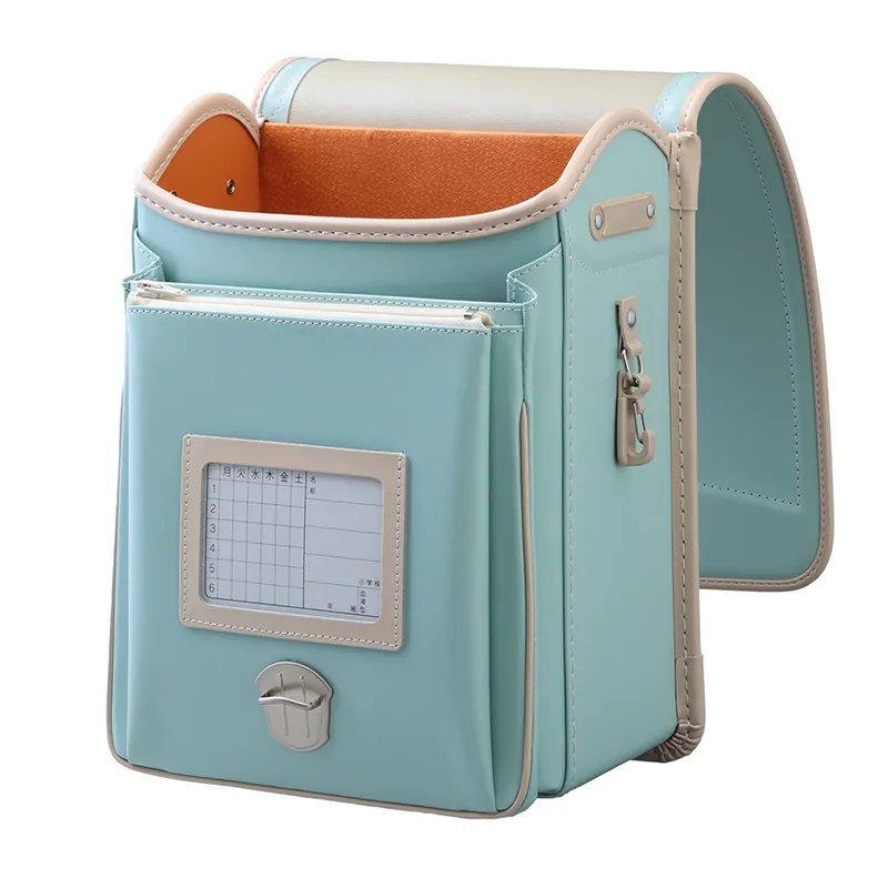 No.29 防水牛革 ネオ カラーコンビ ミント&times;ミルク