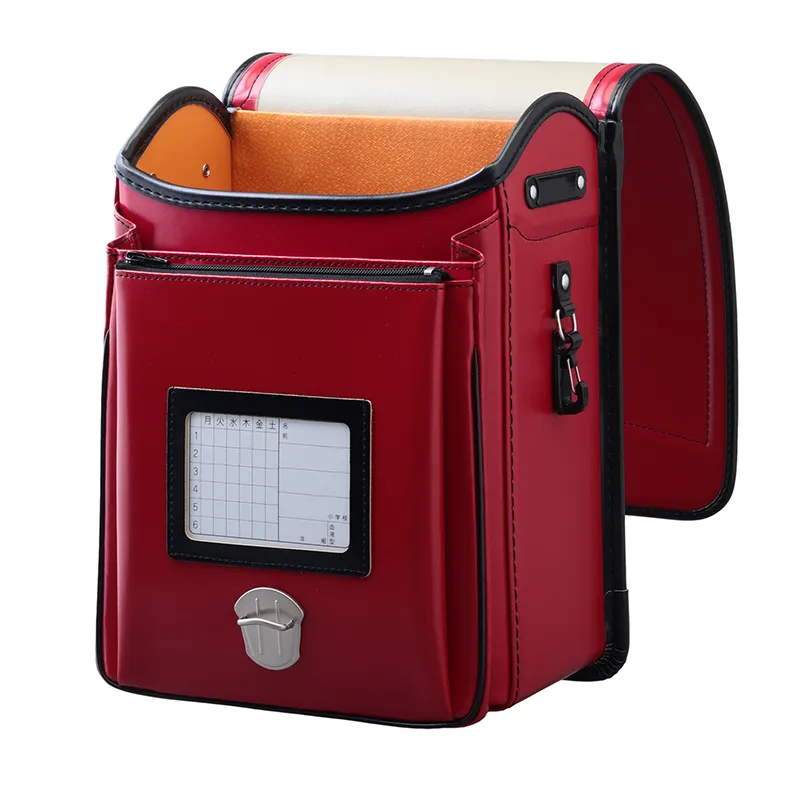 No.29 防水牛革 ネオ カラーコンビ アカ&times;クロ