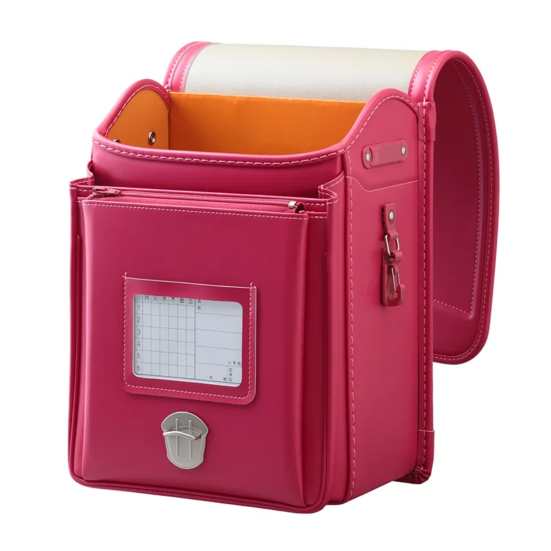 No.31 防水クラリーノ ネオ シンプルステッチ キッズピンク