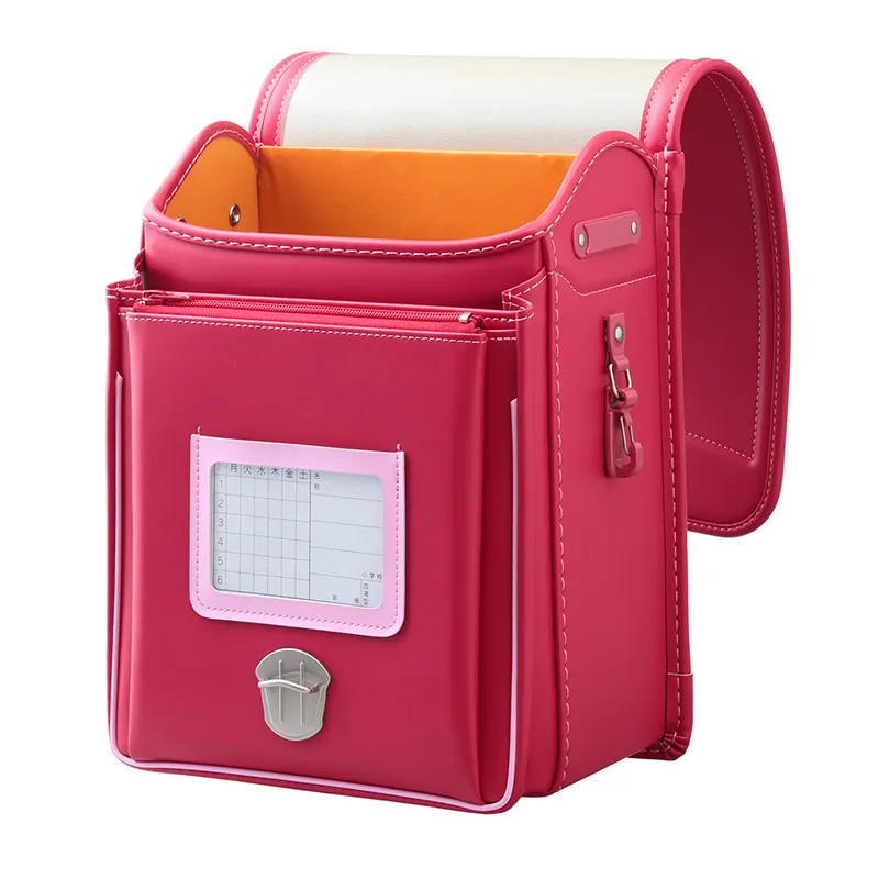 No.36 防水クラリーノ ネオ カラーステッチ スウィートチェリー&times;ピンク