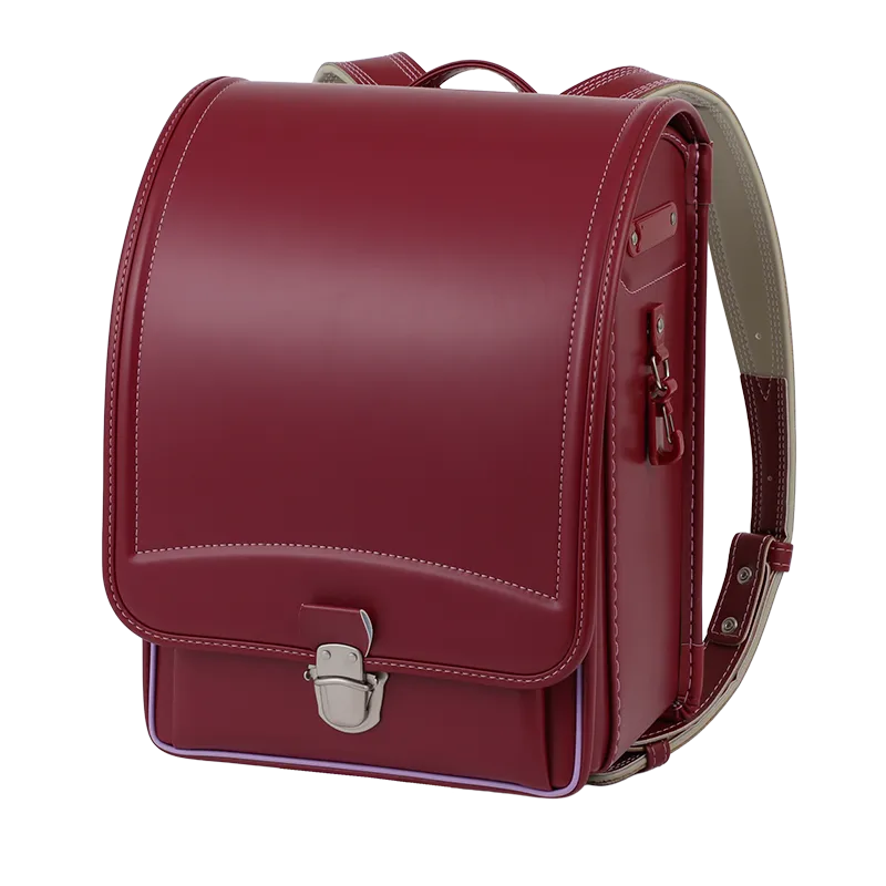 No.36 防水クラリーノ ネオ カラーステッチ ローズ&times;ラベンダー