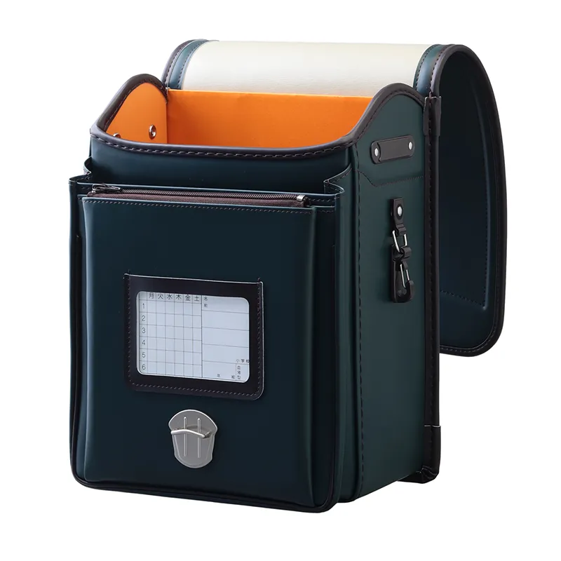 No.39 防水クラリーノ ネオ カラーコンビ フォレストグリーン&times;チョコ