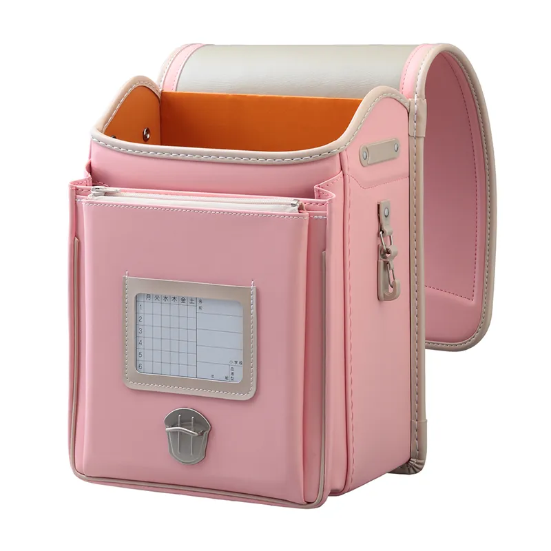 No.39 防水クラリーノ ネオ カラーコンビ ピーチピンク&times;ミルク