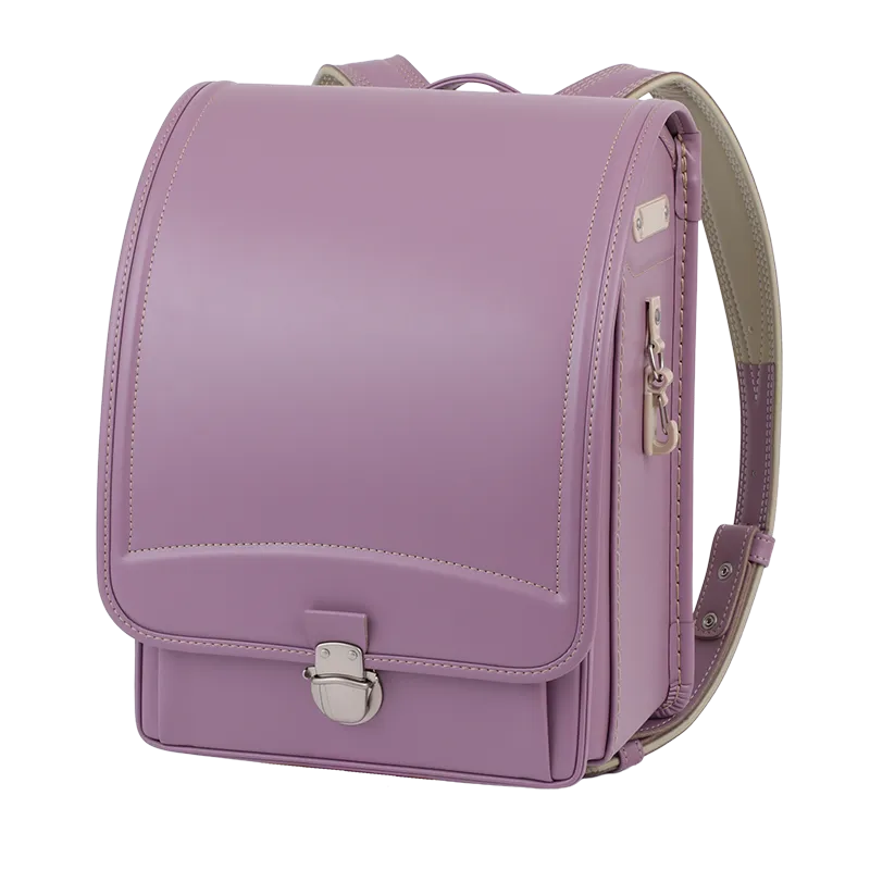 No.40 防水ベルバイオスムース ネオ カラーステッチ ライラック&times;ゴールド