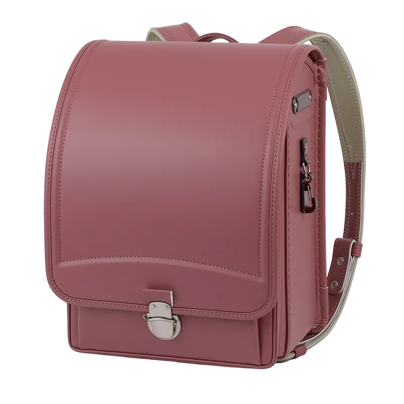 No.40 防水ベルバイオスムース ネオ カラーステッチ メルティーローズ&times;モカ