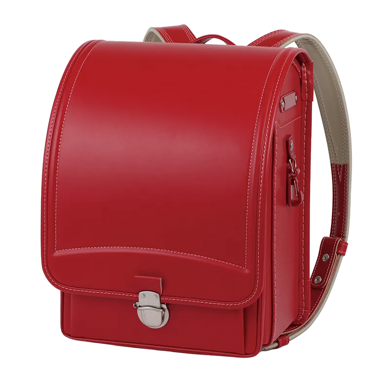 No.40 防水ベルバイオスムース ネオ カラーステッチ アカ&times;ピンク