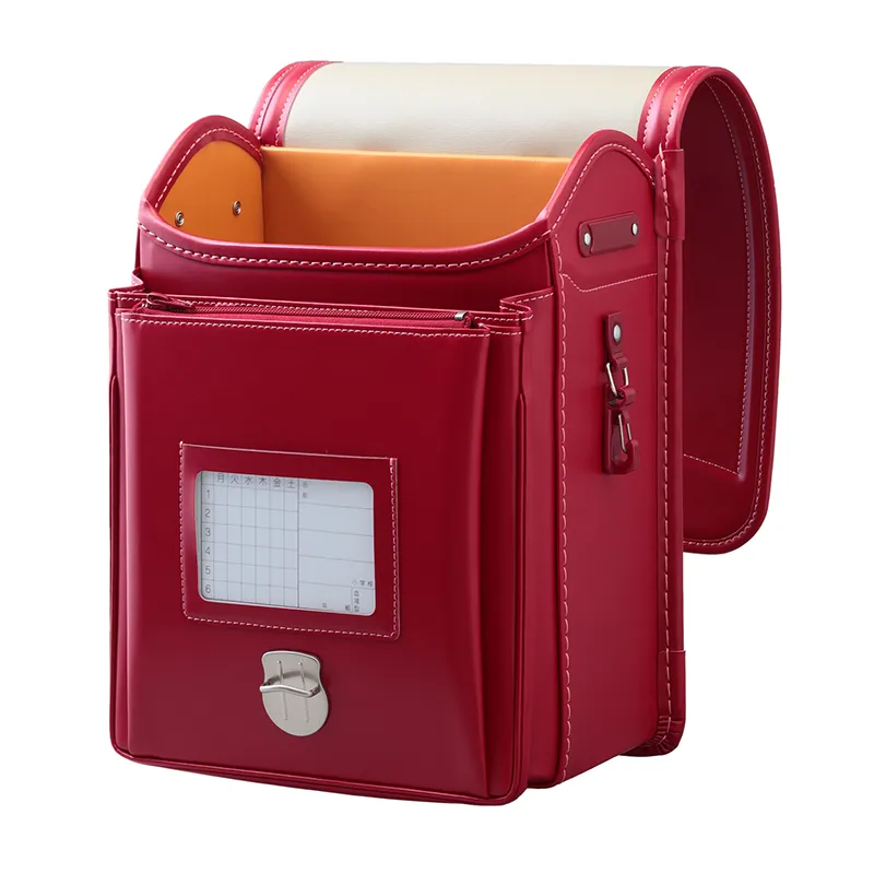 No.40 防水ベルバイオスムース ネオ カラーステッチ アカ&times;ピンク