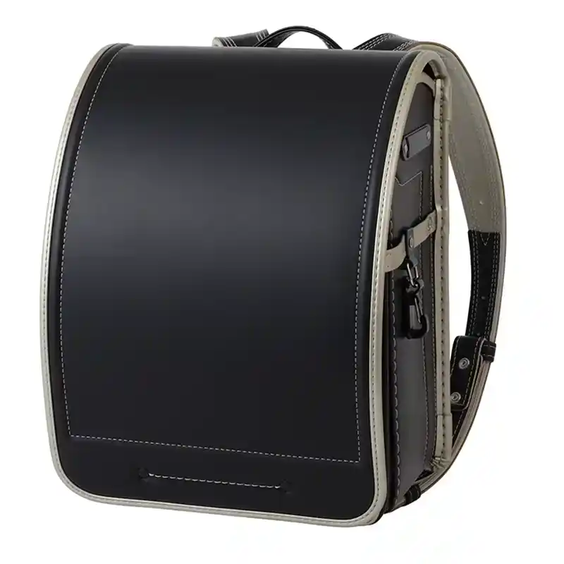 No.59 防水クラリーノ ベーシック カラーコンビ クロ&times;ゴールド