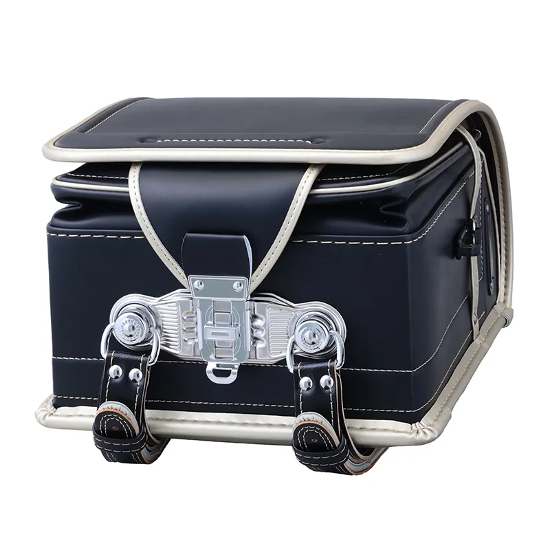 No.59 防水クラリーノ ベーシック カラーコンビ クロ&times;ゴールド