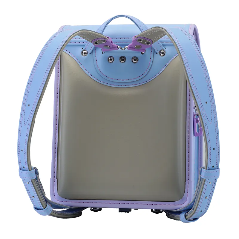 No.59 防水クラリーノ ベーシック カラーコンビ ペールブルー&times;ペールラベンダー