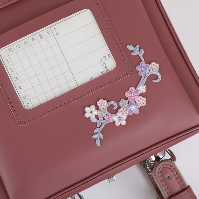 池田屋ランドセル専用 はがせる刺繍シール フラワーレースの画像