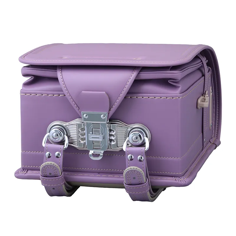 No.70 防水ベルバイオスムース ベーシック カラーステッチ ライラック&times;ゴールド