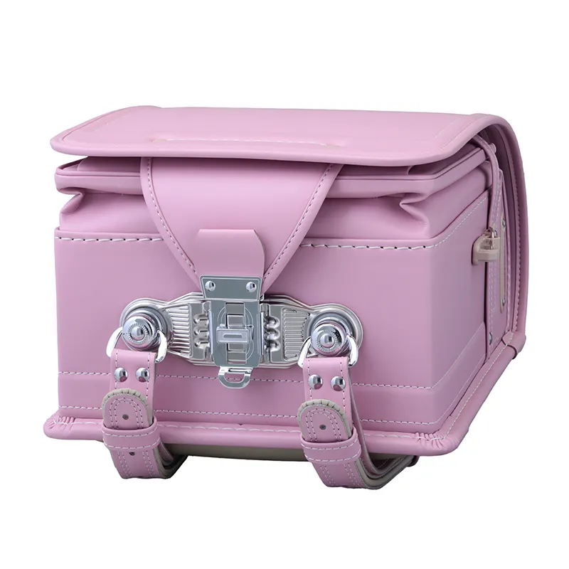 No.70 防水ベルバイオスムース ベーシック カラーステッチ マカロンピンク&times;ベージュ