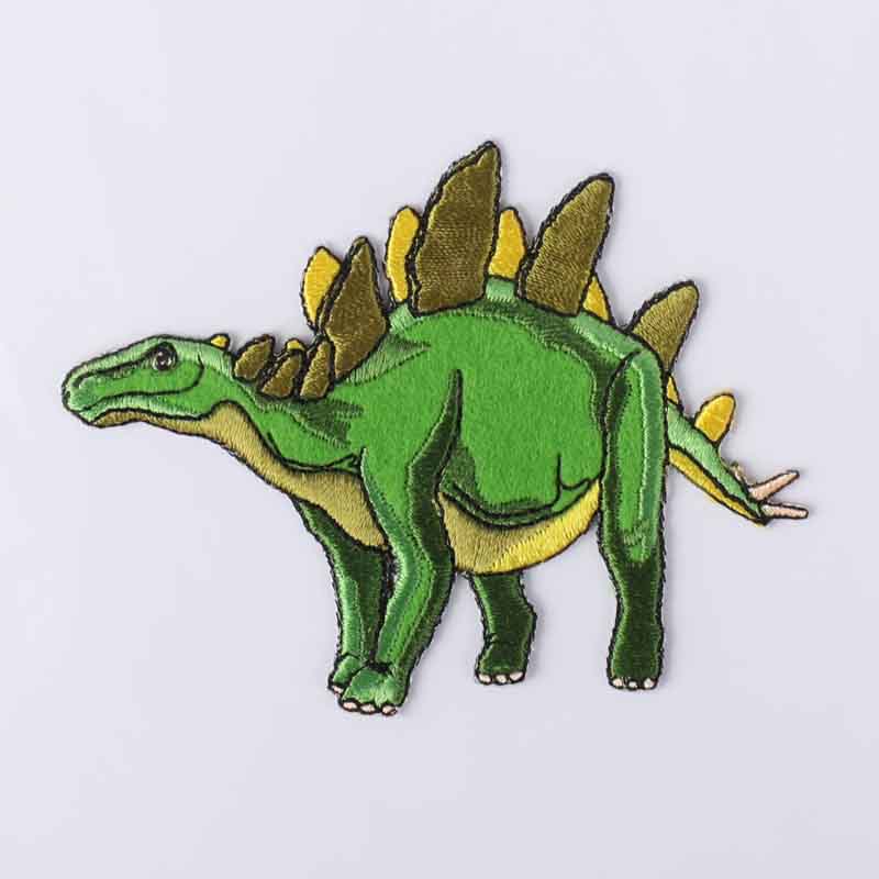 池田屋ランドセル用 恐竜 刺繍シール ステゴサウルス