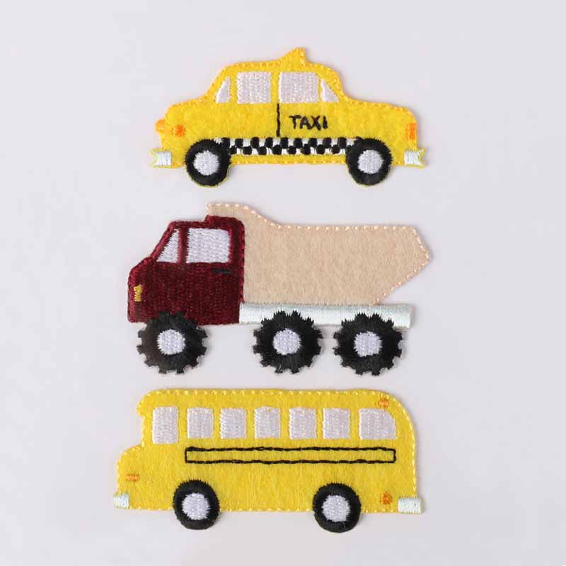 池田屋ランドセル専用 はがせる刺繍シール 乗り物