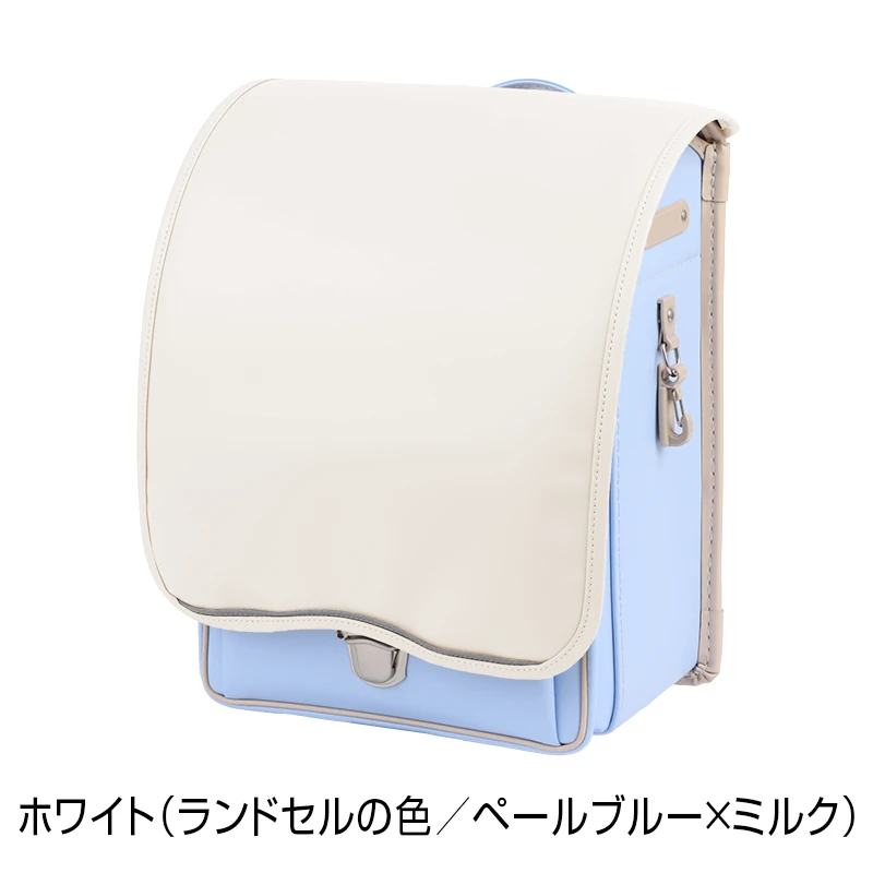 池田屋ランドセル専用  半カブセ用きせかえランドセルカバー ホワイトの画像