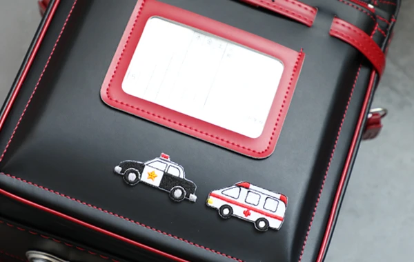池田屋ランドセル専用 はがせる刺繍シール 乗り物
